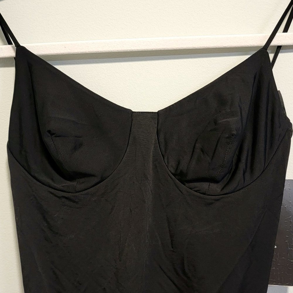 Vintage LA PERLA Ritmo Black Bodysuit w/ Jeweled & Beaded Back Size 44/8 - Picture 3 of 11